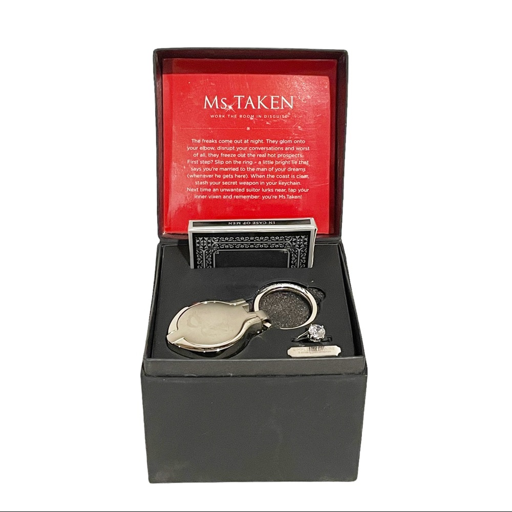 Ms Taken Single Fake Engagement Ring Gag Gift Bar Nightclub‎ Fun New